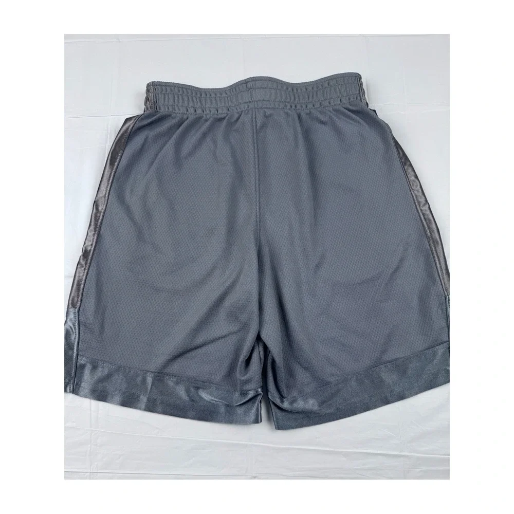 Nike Boys Dri-Fit Basketball Shorts Grey Black Big Kids Size Medium